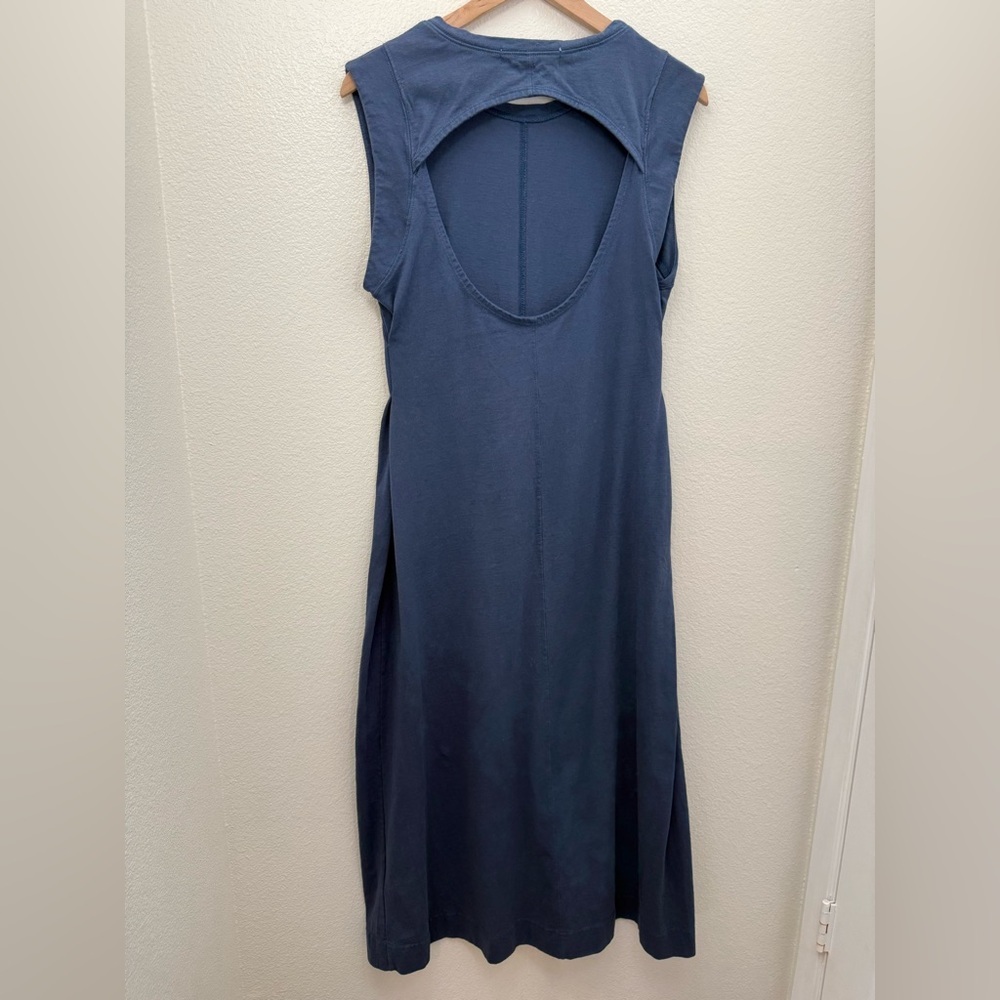 Free People Beach Simone Midi Dress Navy Small - Picture 6 of 9
